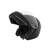 Studds Ninja ELITE Flip Up Full Face Helmet with Plain Center Strip (Black, L)