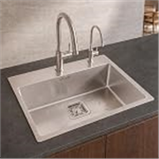 ARQUIN Kitchen Sink 24″x18″x10 Inch Single Bowl Sinks With Tap Hole | Heavy Grade Stainless Steel Sink for Kitchen Basin Brushed Matte Finish Handmade Steel Sink Kitchen Basin