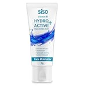 Siso Hydro Active+ Face Moisturizing Cream 75g | Vitamin B5, Hyaluronic Acid, Shea Butter & Glycerin | Deep Hydration & Non-Greasy Formula | Dry to Normal skin | For All Skin Types