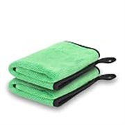 Microfiber Cleaning Cloth, 30×40 cms 600 GSM | Highly Absorbent,Lint and Streak Free, Multi-Purpose Wash Cloth for Kitchen,Car,Window,Stainless Steel,Silverwear (Green_30x40cms) Pack of 2