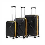 ACEPACK – MEGATRON Set Of 3 Pieces (Small + Medium + Large) Trolley Bag, Lightweight Luggage Suitcase With Spinner 8 Wheel, Unbreakable Polypropylene Hard Shell, In-Built Number Lock, 3 Years Warranty