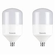Panasonic 50W B22 LED Cool Day Light Bulb, Pack of 2, (PBUM04507-pk2)