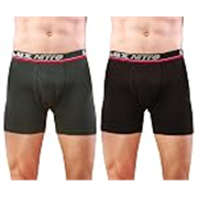 Lux Nitro Men’s Long Trunk | 100% Combed Cotton | Super Soft Outer Waistband | Breathable & Long-Lasting Comfort Pack of 2