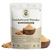 100% Pure Sandalwood Powder (150g) Natural Chandan Powder for Face Pack | Skin Brightening, Tan Care, Oil Control, Cooling Face Mask & DIY Skincare | No Preservatives, No Artificial Colours (100 Gram)