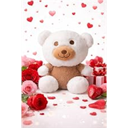 EITHEO Soft Toys Loveable Huggable Teddy Bear Plush Stuffed Animal – Ultra Soft & Cuddly | Perfect Valentine’s Day, Birthday Gift for Girlfriend, Wife & Loved Ones | 20 cm