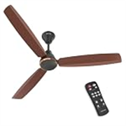 Polycab Wizzy Vibe 1200mm 5-Star BLDC Ceiling fan for Home with Remote| Energy Saving | High Air Delivery | 3+1 yr Warranty [Earth Brown]
