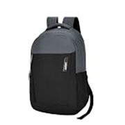 Safari Solace 30L Laptop Backpack, 2 compartments, Raincover, Organizer, Antitheft pocket, Trolley Sleeve, Bottle holder, Front pocket, College bag, school bag Dark Grey