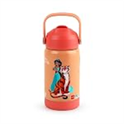 CELLO Kidzbee Gen Alpha Stainless Steel Kids Flask Water Bottle 370 ml | 3D Princess Touch & Feel Design, Leakproof Lightweight Easy to Carry Hot and Cold Kids Flask Water Bottle for School & Travel
