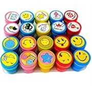 Self Inking Motivational Stamps for Students | Kids Reward Teacher Stamps with Good Job Excellent Smile Star Designs | School Classroom Art Craft Activity Supplies for Boys Girls & Return Gifts
