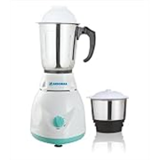 Pogo Mixer Grinder Power Pro 500-Watt Domestic Mixer Grinder with 2 Jars (Liquidizing, Wet Grinding and Chutney Jar), Stainless Steel blades | 24 Months Warranty White Edition