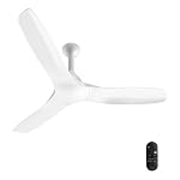 Crompton Silent Pro Fluido Wave 1200mm iOT BLDC Ceiling Fan | Luxury Design | Wi-Fi, Bluetooth & Remote | Alexa & Ok Google | Fine Speed Tuning | Low Noise | 4 Year Brand Warranty | Conch Cream