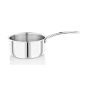 Tosaa Stainless Steel Triply Sauce Pan,Milk Pan, Stainless Steel Tea Pan, Induction & Gas Stove Compatible – 1650 ML (16cm)