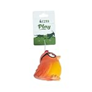 EZRA Play Glasses Chicken Squeaky Latex Dog Chew Toy | Durable Non-Toxic Rubber Chew Bone | Interactive Toy for Dental Health, Teething & Active Chewers