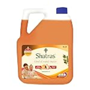 Shatras Sandalwood Hand Wash – 5 Liter | Natural Goodness of Sandalwood | 99.9% Germ Protection | Rich Lathering Formula with Antibacterial Properties | Soft on Hands | Soothes & Hydrates Skin
