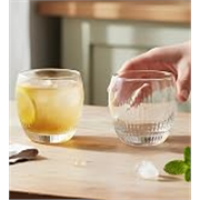 Yera Prima Zest Whisky/Scotch/Water Glasses- 345 ml Each -Set of 6 pcs | for Daily use & Gifting