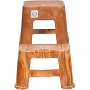 Nilkamal STL21 Pear Wood Hospital Food Stool (Polypropylene)