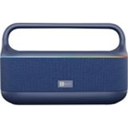 iBall Dhun, 5hrs Playback, Dual Drivers, Dual EQ,Powerful BASS, TWS, RGB, Type-C 50 W Bluetooth Party Speaker (Blue, Stereo Channel)