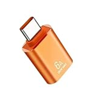 120W USB-C to USB Adapter 6A Fast Charge Converter, Type-C Male to USB-A Female OTG Adapter for Laptop, Tablet & Smartphone