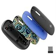 Zebronics Fusion Wireless Mouse, 1200 DPI, Magnetic Swappable Shells, 3 Buttons, USB Nano Receiver, Lightweight, Power Saving Mode, High Precision