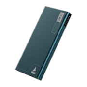 boAt 10000 mAh 22.5 W Slim Pocket Size Power Bank (Steel Blue, Lithium Polymer, Fast Charging, Quick Charge 3.0 for Laptop, Mobile, Speaker, Tablet)
