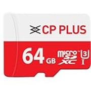 CP PLUS 64GB microSDXC Memory Card Grade UHS-3 Class 10, Up to 70 Mbps Reading & 30 Mbps Writing Speed with High Performance of Data Transfer & Lower Power Consumption for Portable Devices