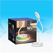 Goldmedal Glow Desk 02 Portable Table Lamp with 5W LED Bulb| Touch Panel Switch | >0.5 Power Factor | Powering Lamp with USB Charger for Study Areas, Bedrooms, Living Rooms| Pack of 1