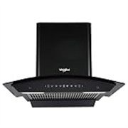 Whirlpool 60cm 1350 m3/hr Filterless Autoclean Kitchen Chimney | Free Installation | 11 Years Warranty on Motor and 5 Years Comprehensive | Made In India| CGFL 604 HAC BK HOOD | Gesture Control| Black