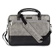Stuffcool Lush 14″ inch Black Grey Laptop Bag | Sleeve Messenger Shoulder Bag for 13″-13.3″ inch MacBook Pro, MacBook Air