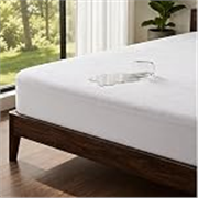 OYO BABY Waterproof Elastic Fitted Mattress Protector Twin Size 78 x 48 Inch Ultra Soft Cotton Feel Bed Sheet Terry Cover 6.5 x 4 Feet White