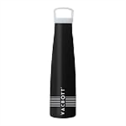 Clay Craft Vacbott Sleeko Lines Double Walled|18 Hours Hot and 24 Hours Cold Vacuum Insulated Flask 650ml, 1 Pcs, Steel Water Bottle for Office|Travelling|BPA-Free|BIS Certified|1Year Limited Warranty