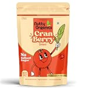 Nutty Organics Dried Cranberry, No Refined Sugar, 100% Natural, Rich in Antioxidants, High in Vitamin C, 200g