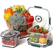 Storage Container Set Airtight, Plastic Kitchen Containers BPA Free, Stackable Leak Proof Storage Boxes for Pantry, Rice, Flour & Dry Food(2100 ml)(pack Of 1)