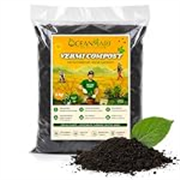 OCEAN MART Organic Vermicompost for Plants 5 Kg | Pure Earthworm Compost Manure Rich in Micronutrients | Natural Plant Food for Indoor, Outdoor Flowering & Home Garden | Sterilized and Odour-Free