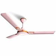 LONGWAY Wave P1 1200 mm/48 inch Ultra High Speed 3 Blade Anti-Dust Decorative Ceiling Fan 2 Years Warranty (Rusty Pink, Pack of 1)