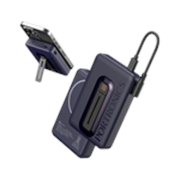 Portronics 10000 mAh 20 W Wired & Wireless With MagSafe Compact Pocket Size Power Bank (Blue, Lithium Polymer, Fast Charging for Mobile)