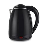 CELLO Pluto Quick Boil Electric Kettle 1.5L, 1350W Black | 304 Stainless Steel, Cool Touch Outer Body, On-Off Indicator | For Boiling Water, Tea Coffee Making, Perfect for Office Home Kitchen Travel
