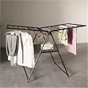 Lifelong Foldable Clothes Drying Stand | Clothes Stand for Home & Balcony|Heavy-Duty Metal Laundry Rack with Hanger Slots & Expandable Wings |Rust-Resistant Cloth Dryer for Indoor & Outdoor Use