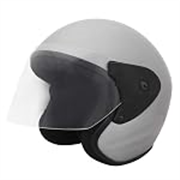 Sage Square Deltz Two Wheeler (ISI Marked) Helmet for Men, Women (Extra Large – XL, Silver Glossy)