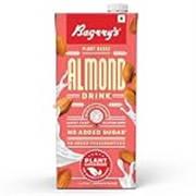Bagrry’s Plant Based Almond Drink 1L | Unsweetened | Roasted Almonds | Lactose & Dairy Free Almond Drink | No Added Sugar | Perfect for Everyday Use | Barista Approved | No Added Preservatives