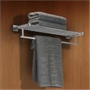 Kohler Multipurpose Towel Rack | Corrosion Resistant, Anti-Peel and Scratch Resistant | 304 Stainless Steel with Brushed Steel Finish | 2 Years Warranty (650L x 203W x 113H mm)