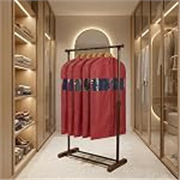 Amazon Basics Non-Woven Suit, Coat, Jacket Cover | 120 GSM | Clear Window | Long Zip | 40 x 24 Inches | Pack of 5 (Maroon)