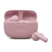 JBL Wave Beam 2 Ear Buds Wireless BluetoothV5.3, Active Noise Cancellation Earbuds,Multi Connect, App for Customized Extra Bass Eq, Relax Mode,Speed Charge, 40H Playback, Fast Pair,4 Mics,IP54(Pink)
