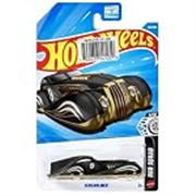 Pampam Toys Screamliner, Black and Gold Custom Hot Rod Toy Car, Vintage Style with Racing Number 9