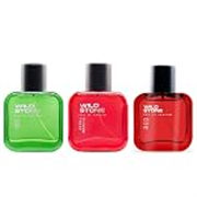 Wild Stone Forest Spice, Red and Ultra Sensual Long Lasting Mens Perfume, Pack of 3 (30ml each)
