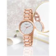 French Connection Women Stainless Steel Bracelet Style Straps Analogue Watch FCN060B