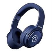 pTron Studio Pro w/ 65Hrs Playtime, Wireless Over Ear Headphones with HD Mic, Dual Device Pairing, TruTalk AI-ENC Calls, Low-Latency Game & Music, 40mm Drivers, BT5.4, Type-C Fast Charging (Navy Blue)