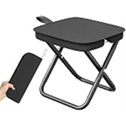 Portable Folding Camping Stool with Carry Bag, Foldable Outdoor Seat for Camping, Fishing, Hiking, Picnic, Beach & Travel, (Multicolor)