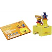 Crackles Steam Toys DIY 3D Paper Model Automata Bot with Animated Movements Indian Mythology Series (Ram and Ravan Duel) – Set of 2,Multicolor