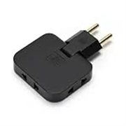 Rotating Plug Adapter 180 Degree Swivel Wall Tap Multi Outlet