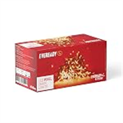 EVEREADY UTSAV, 33 FEET LED Pixel Lights, 46 LEDs, BIS Approved, High Brightness Home Decoration Ladi String Lights for Ganpati, Diwali, Christmas, Festivals, Red Colour, Pack of 1